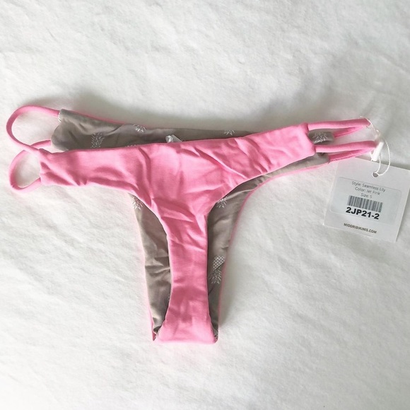 Midori Bikinis jet pink “Lily” bottom - Picture 2 of 2
